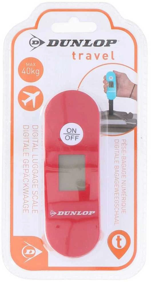 ELEKTRONINĖS TURISTINĖS SVARSTYKLĖS MAX 40 KG DUNLOP Raudonas