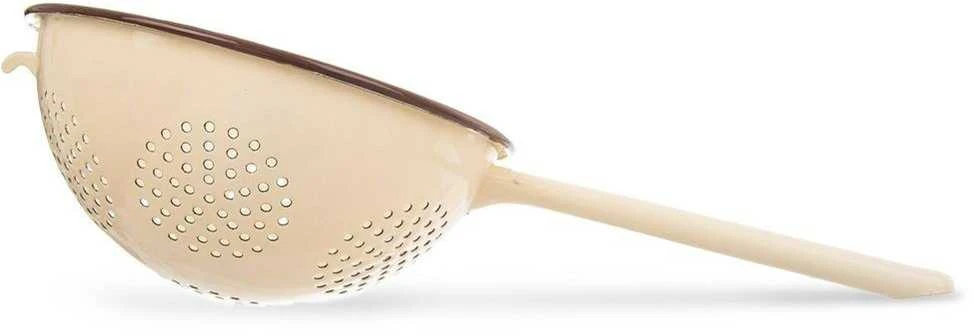 Emaliuotas koštuvas, sietelis, 22 cm retro