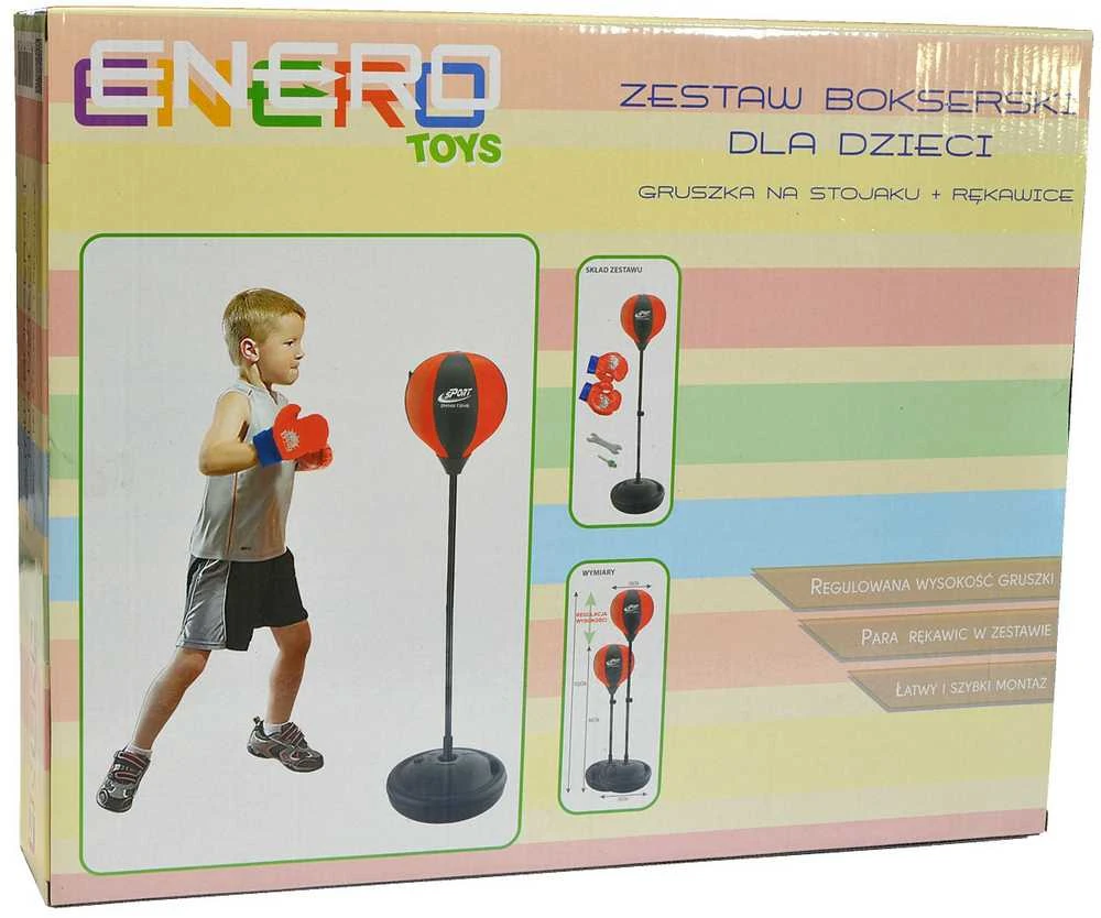 ENERO BOKSO RINKINYS VAIKAMS, REGULIUOJAMAS 80-102CM IR PIRŠTINĖMIS