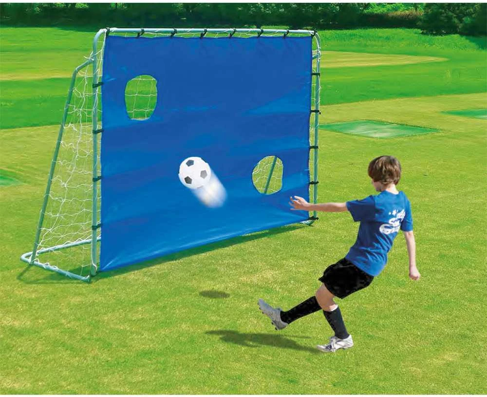 „ENERO“ FUTBOLO ĮVARS SU TINKLU IR ŠAUDYMO RINKTELIU 215X152X76CM