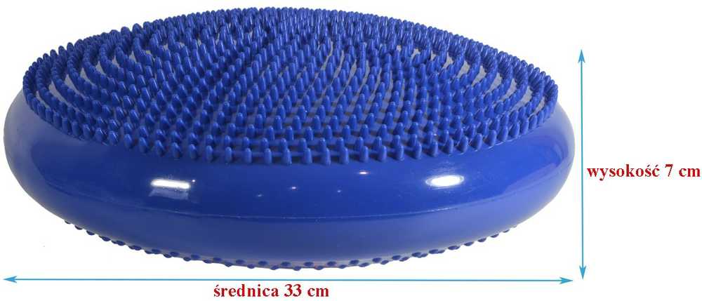EŽIO SENSOMOTORINĖ PAGALVĖ SU PUMPLE 33cm EB FIT