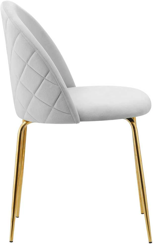 Fargo Gold Velvet pilka aksominė kėdė