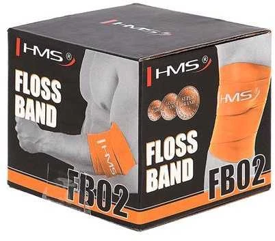 FB02 ORANŽINĖ 1,0 x 50 x 2080 MM FLOSS BAND HMS ATSPARUMAS
