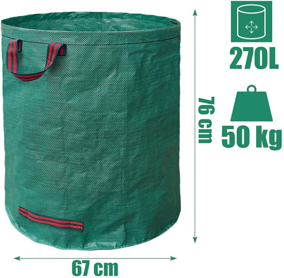 FORKIS sodo krepšys, didelis, stiprus, 270L
