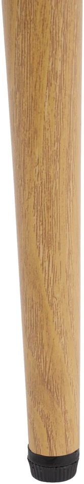 FRESNO WOOD VELVET kėdė, aptraukta grafito spalvos aksomu
