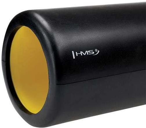 FS111 Juodas / GELTONAS 33 cm FITNESS ROLLER / HMS ROLLER