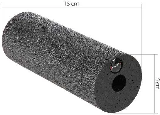 FS116 Juodas 5CM ROLLER FITNESS HMS