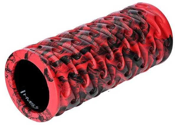 FS133 RAUDONAS-Juodas 33CM FITNESS ROLLER / HMS ROLLIS