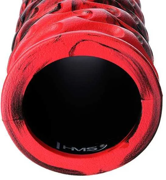 FS135 RAUDONAS-Juodas 45CM FITNESS ROLLER / HMS ROLLER