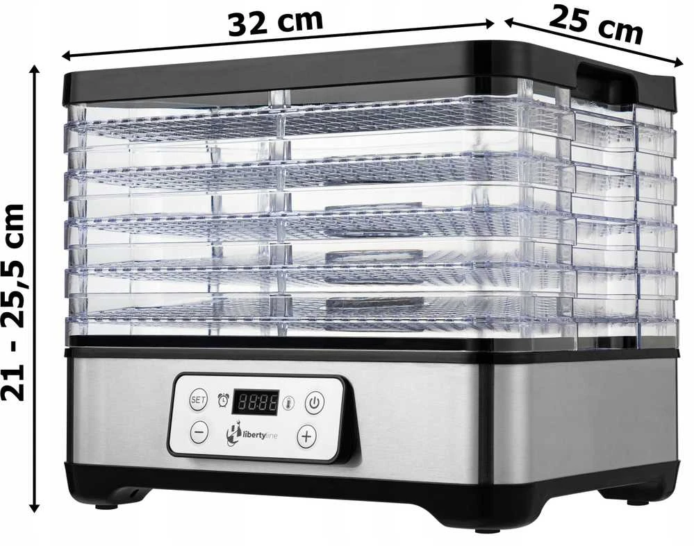 FUNGI 280W konvekcinė džiovykla grybams ir vaisiams