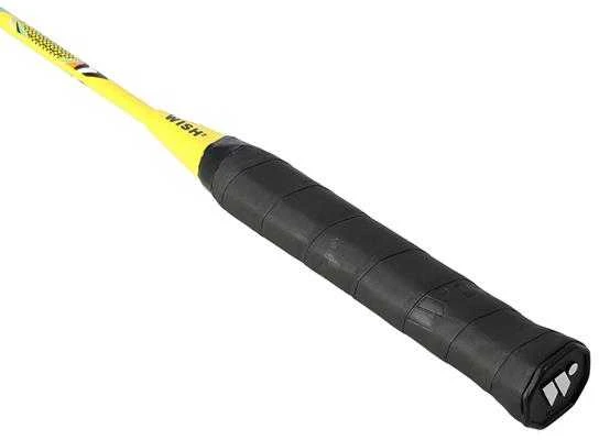 FUSIONTEC 777K BADMINTONO RAKETŲ RINKINYS LIME + Raudonas + SHOTS 3 Vnt.