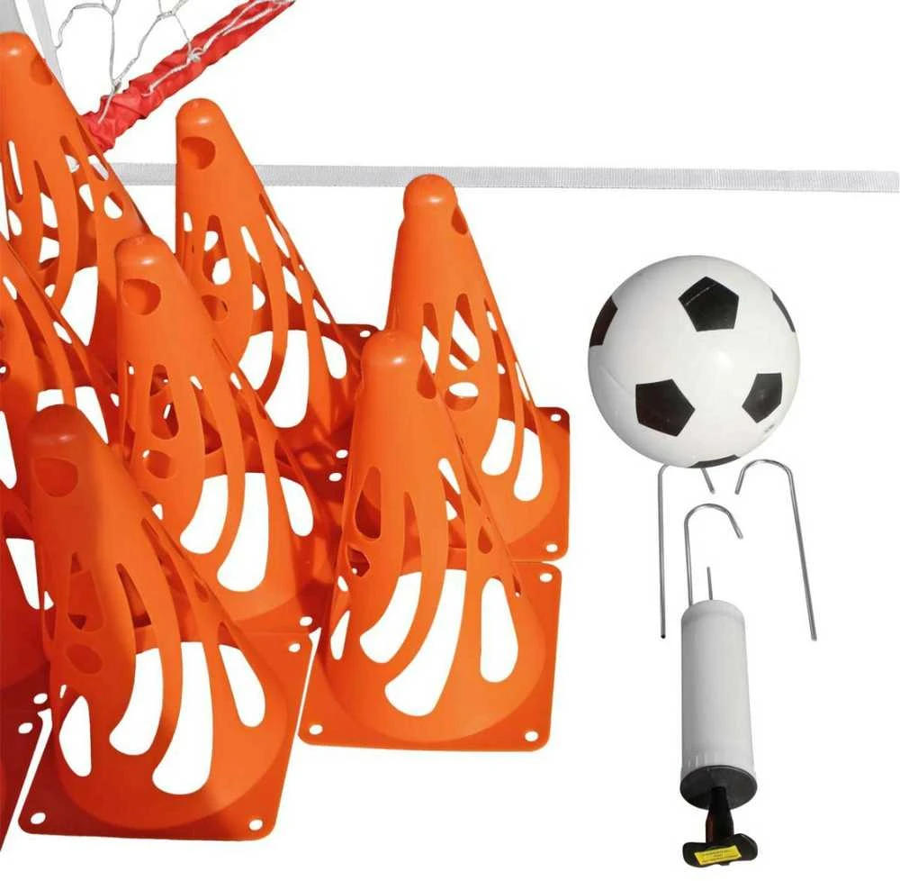 Futbolo treniruočių rinkinys kūgiai MASTER Goal 122 x 61 x 61 cm