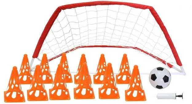 Futbolo treniruočių rinkinys kūgiai MASTER Goal 122 x 61 x 61 cm