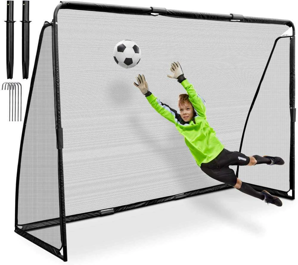 Futbolo vartai 300 X 200 cm GALMA juodi