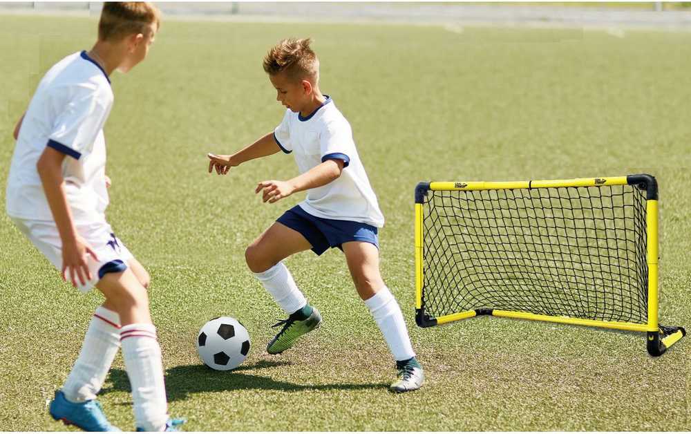FUTBOLO VARTAS, SULANKSTAMAS 91X43X61CM 36X17X24CM SU AUKŠČIO IR PLOČIO REGULIAVIMU