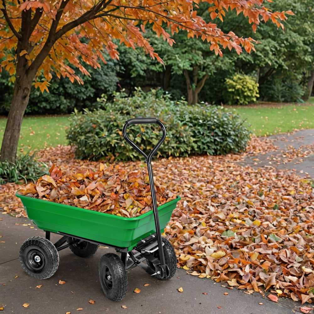 GARTEN savivarčių transportavimo vežimėlis, žalias