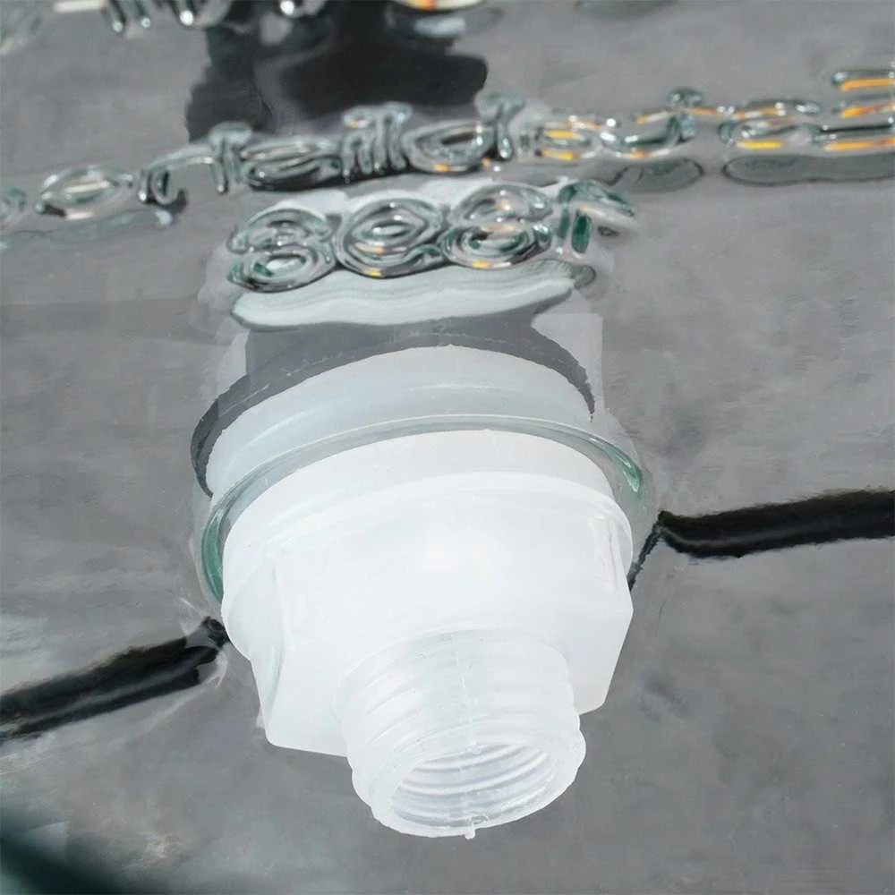 Gėrimų indas su čiaupu ir stovu, juodas, 4,2 l