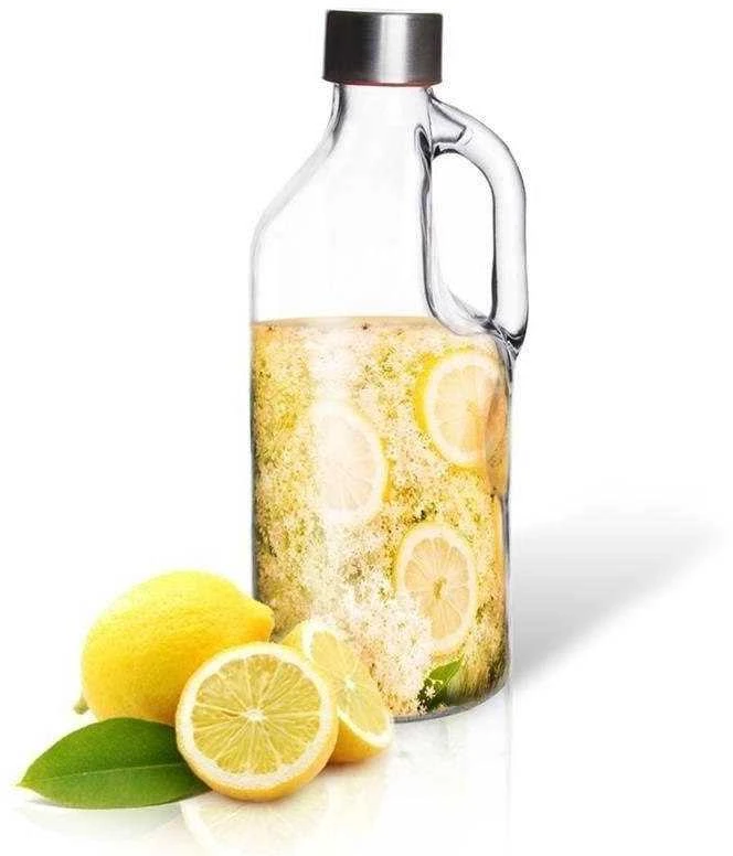 Stiklinis butelis likeriams limonado retro 1,15 l