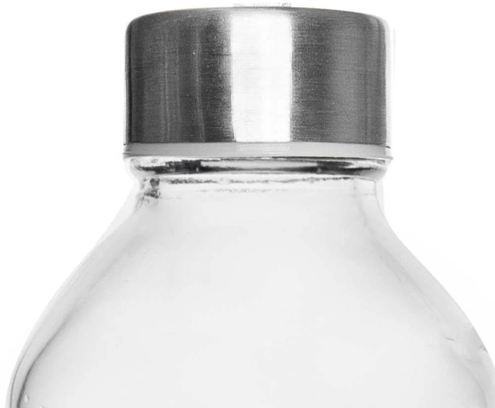 Gertuvė Stiklinis butelis vandeniui, sultims, limonadui, kokteiliui, kokteiliui 1,1 l