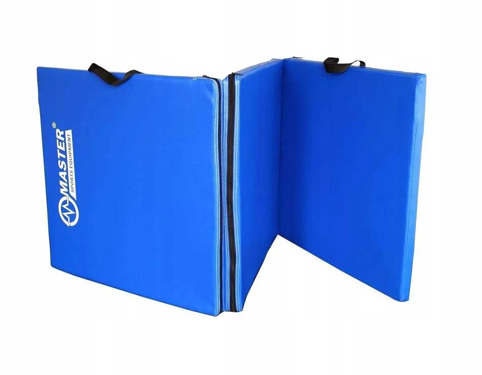Gimnastikos čiužinys mankštai, sulankstomas 3 dalių MASTER 180 x 60 x 3,5 cm