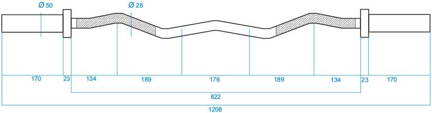 GOL160 OLYMPIC TRAUKIMO STRAIPSNIS 120 CM SU UŽRAKINIMO ŽANDALIS RAUDONAIS spaustukais