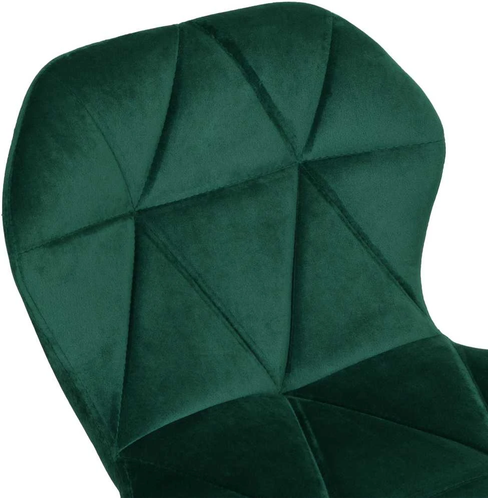 GORDON baro kėdė, chromuota, tamsiai žalia Velvet