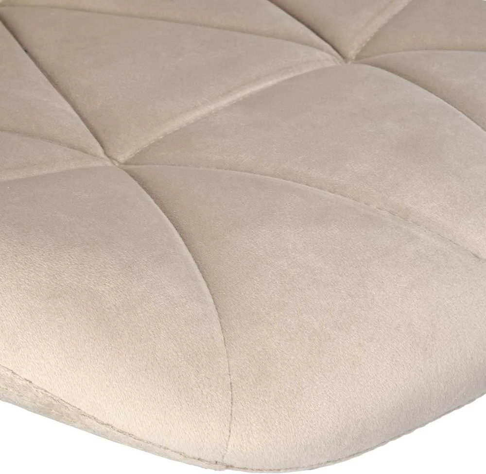 Gordon Juodas meringue Velvet baro kėdė