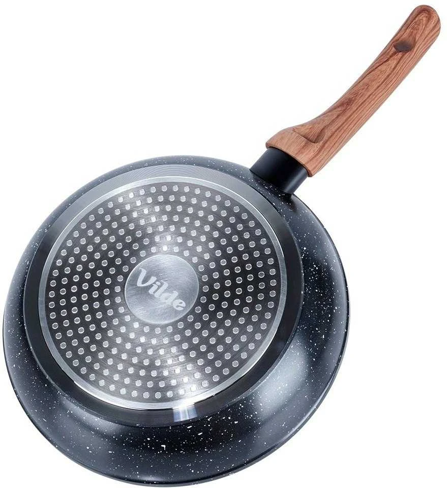 Granito indukcinė keptuvė, neprideganti, tvirta, patvari VILDE 24 cm