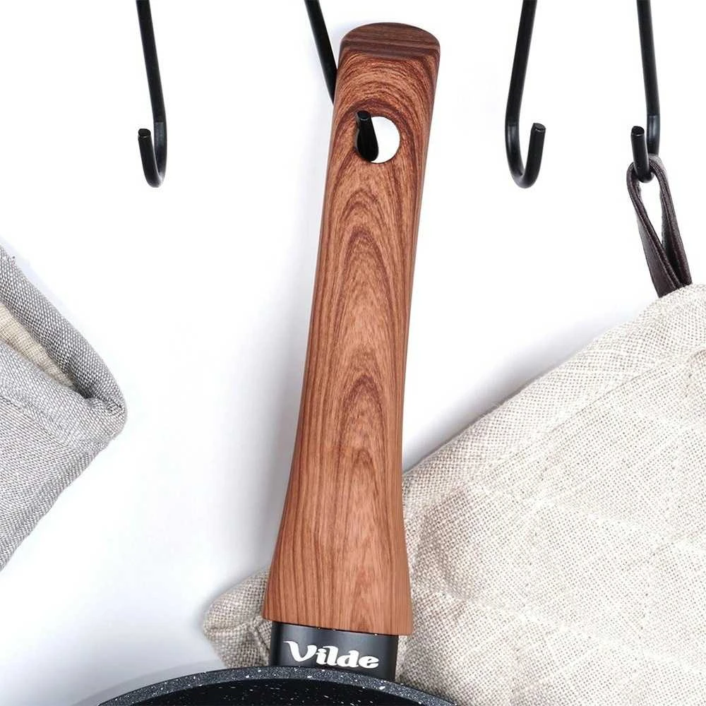 Granito indukcinė keptuvė, neprideganti, tvirta, patvari VILDE 32 cm
