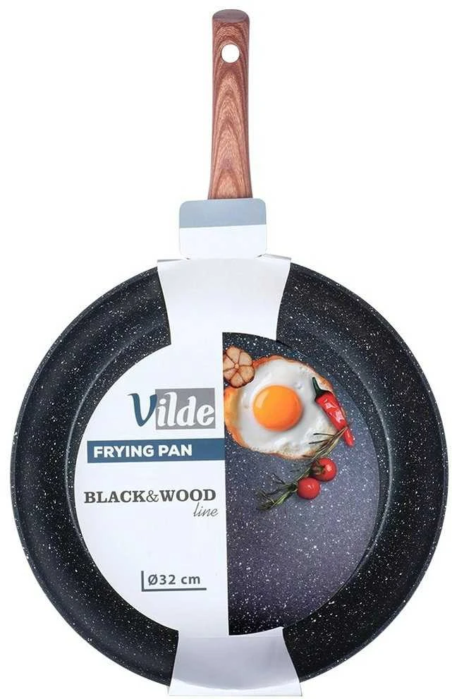 Granito indukcinė keptuvė, neprideganti, tvirta, patvari VILDE 32 cm