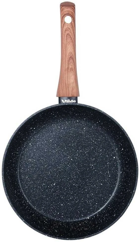 Granito indukcinė keptuvė, neprideganti, tvirta, patvari VILDE 24 cm