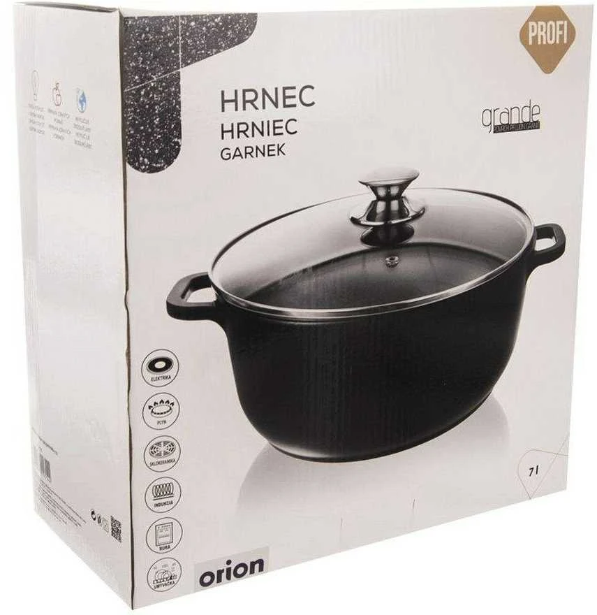 Granito puodas indukcinis GRANDE ORION 7 l 28 cm
