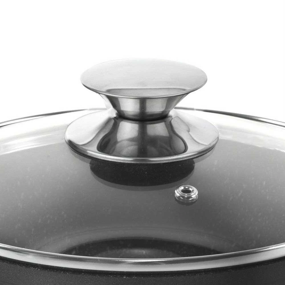 Granito puodas su dangteliu, indukcinis GRANDE ORION 16 cm 1,4 l