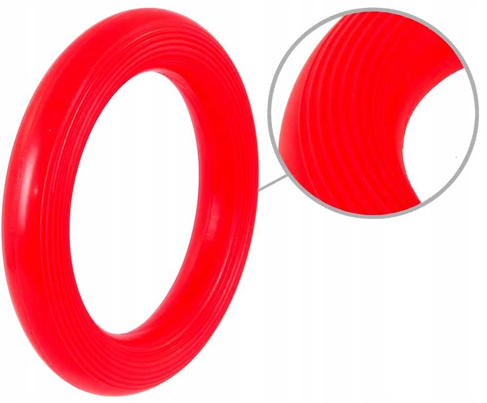 GUMINIS RINGO SKERSMENS 17CM - RAUDONAS TULAS