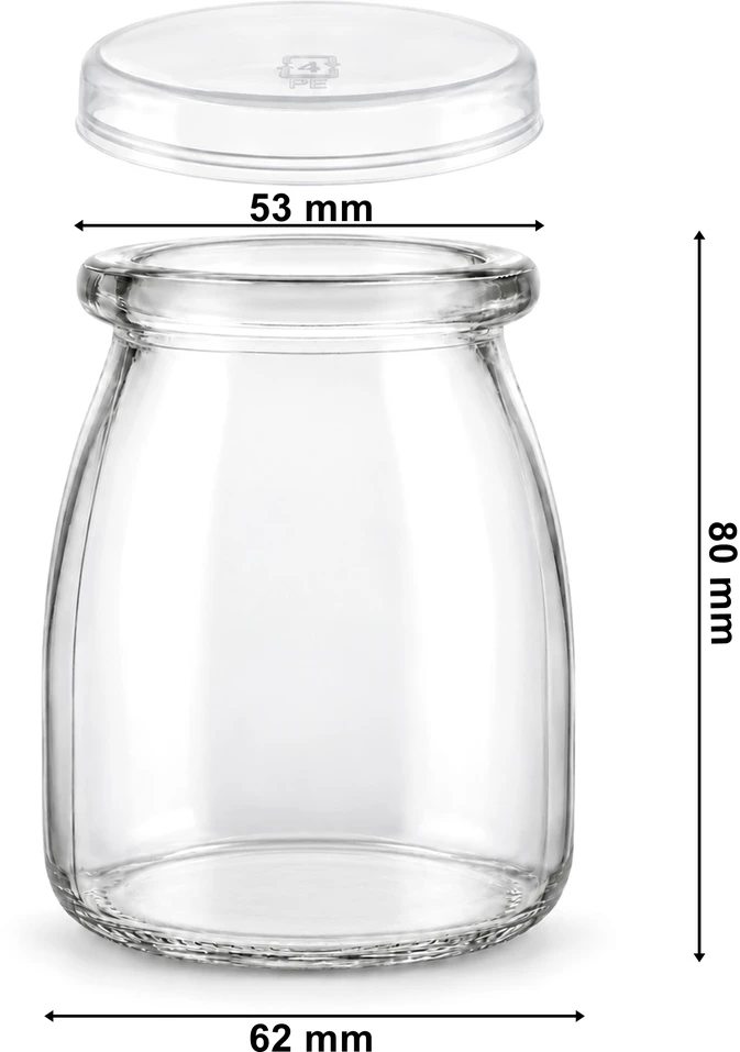 GUSTO stikliniai indeliai, 12 vnt.