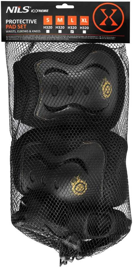 H320 APSAUGOS NUO MUSIŲ RINKINYS, AUKSINIO DYDŽIO, XL, NILS EXTREME