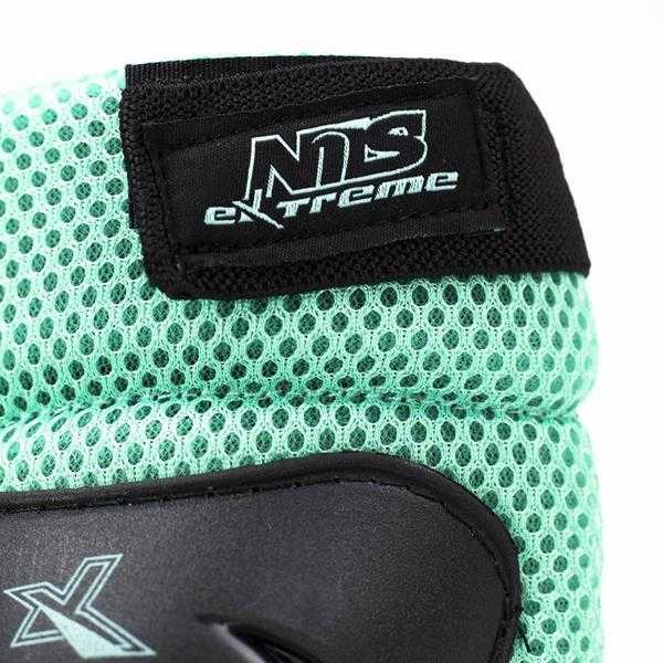 H706 JUODOS IR MĖTINĖS DYDŽIO. L NILS EXTREME PROTECTOR RINKINYS