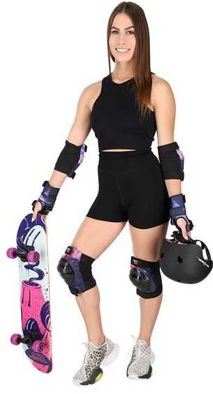 H734 Juodas DYDIS. S NILS EXTREME PROTECTOR RINKINYS