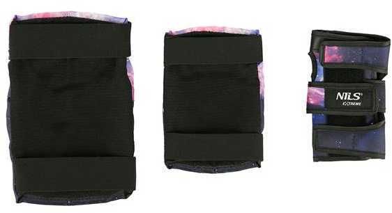 H734 Juodas DYDIS. S NILS EXTREME PROTECTOR RINKINYS