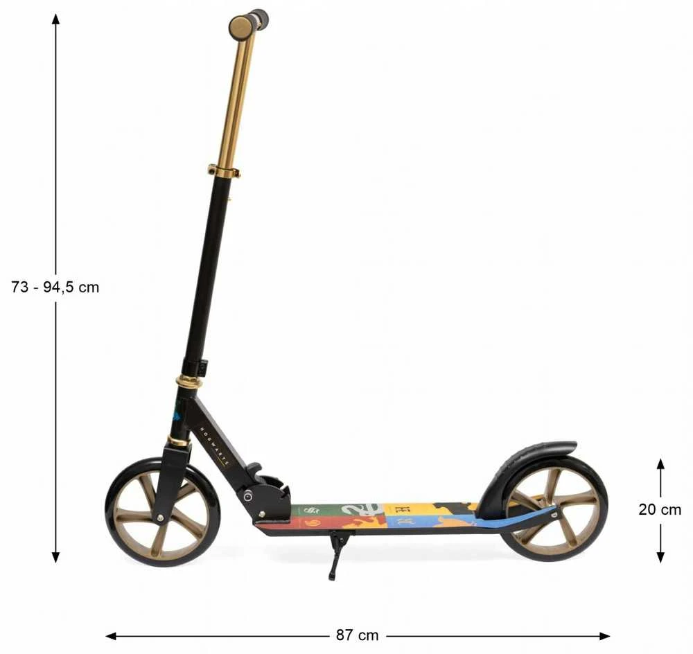 HARRY POTTER paspirtukas vaikams sulankstomi ratai 200 mm iki 100 kg D'arpeje