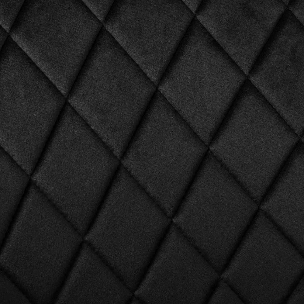 HAVANA VELVET juodo aksomo kėdė
