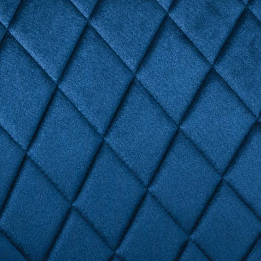 HAVANA VELVET tamsiai mėlynos spalvos aksominė kėdė
