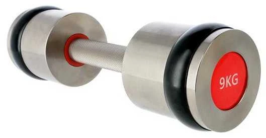 HH09 2 x 9 KG HMS PREMIUM CHROME Hanteliai