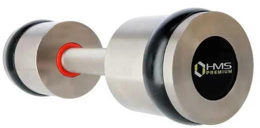 HH09 2 x 9 KG HMS PREMIUM CHROME Hanteliai