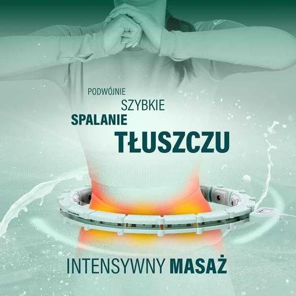 HHM14 HULA HOP Žalias SU MAGNETAIS IR SVORIU + HMS SKAITIKLIS