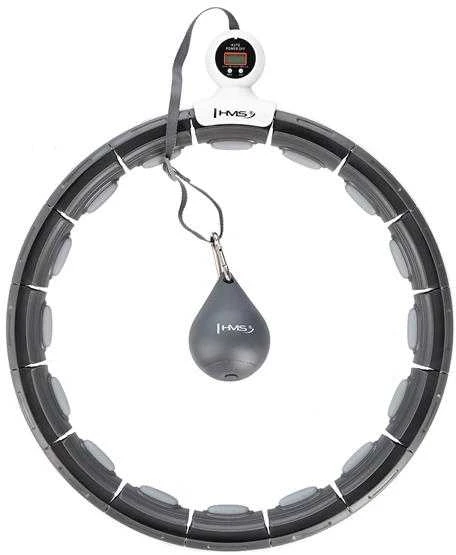 HHM15 HULA HOP Juodas SU MAGNETU IR SVORIU + HMS SKAITIKLIS