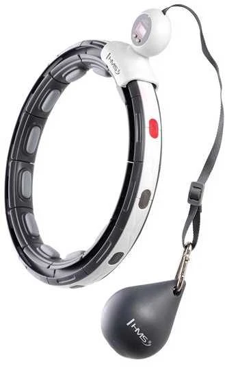 HHM15 HULA HOP Juodas SU MAGNETU IR SVORIU + HMS SKAITIKLIS