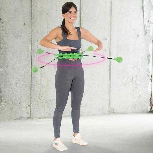 HHW01 HULA HOP Žalias SU dygliukais IR HMS SVORIU