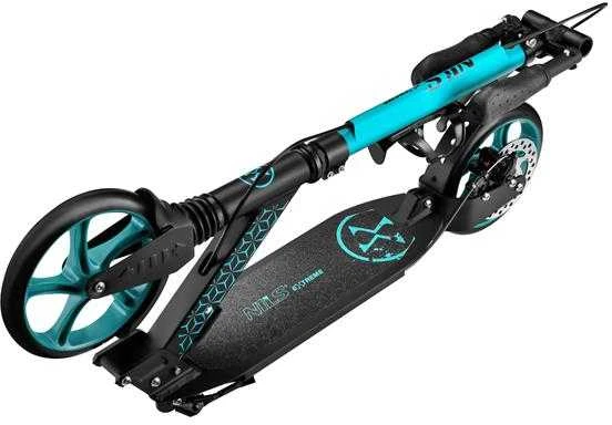 HM124T TURQUOISE MOTOROLERIS SU DISKINIU STABDŽIU NILS EXTREME