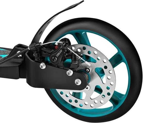 HM124T TURQUOISE MOTOROLERIS SU DISKINIU STABDŽIU NILS EXTREME